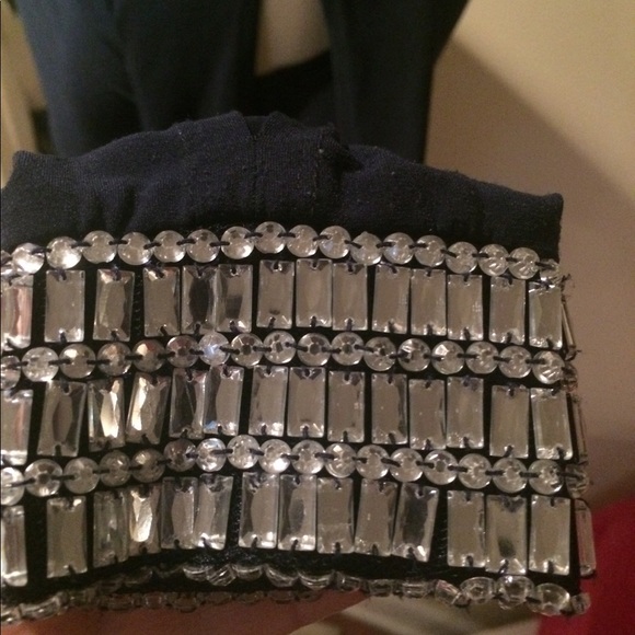 One sided dress.  Color navy. - Picture 4 of 8